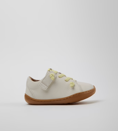Shoes Peu Cami white Leather Shoes for Kids camper