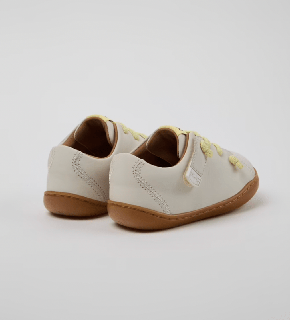 Shoes Peu Cami white Leather Shoes for Kids camper