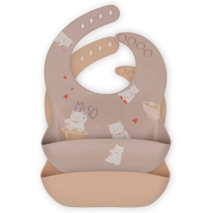 Silicone Bibs - Pack of 2 Konges Sløjd - enjoykidsus