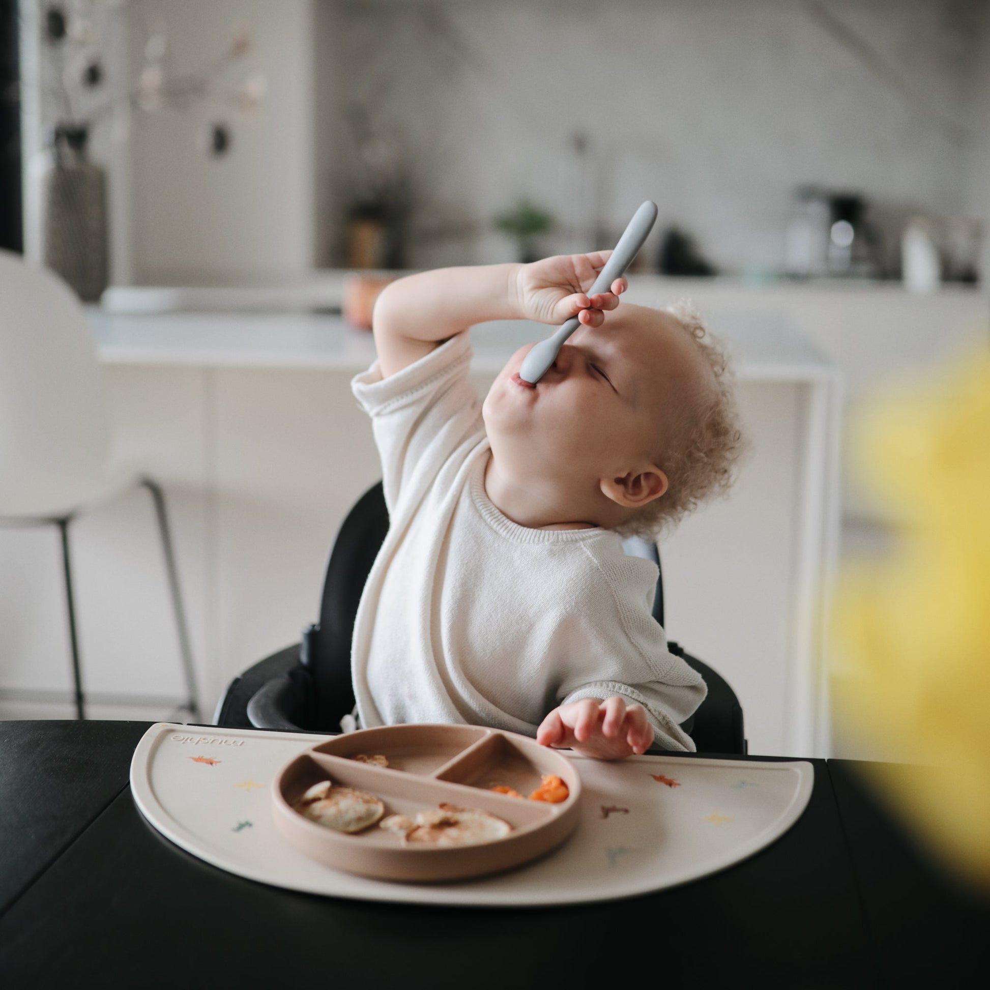 Silicone Feeding Spoons 2 - Pack mushie - enjoykidsus