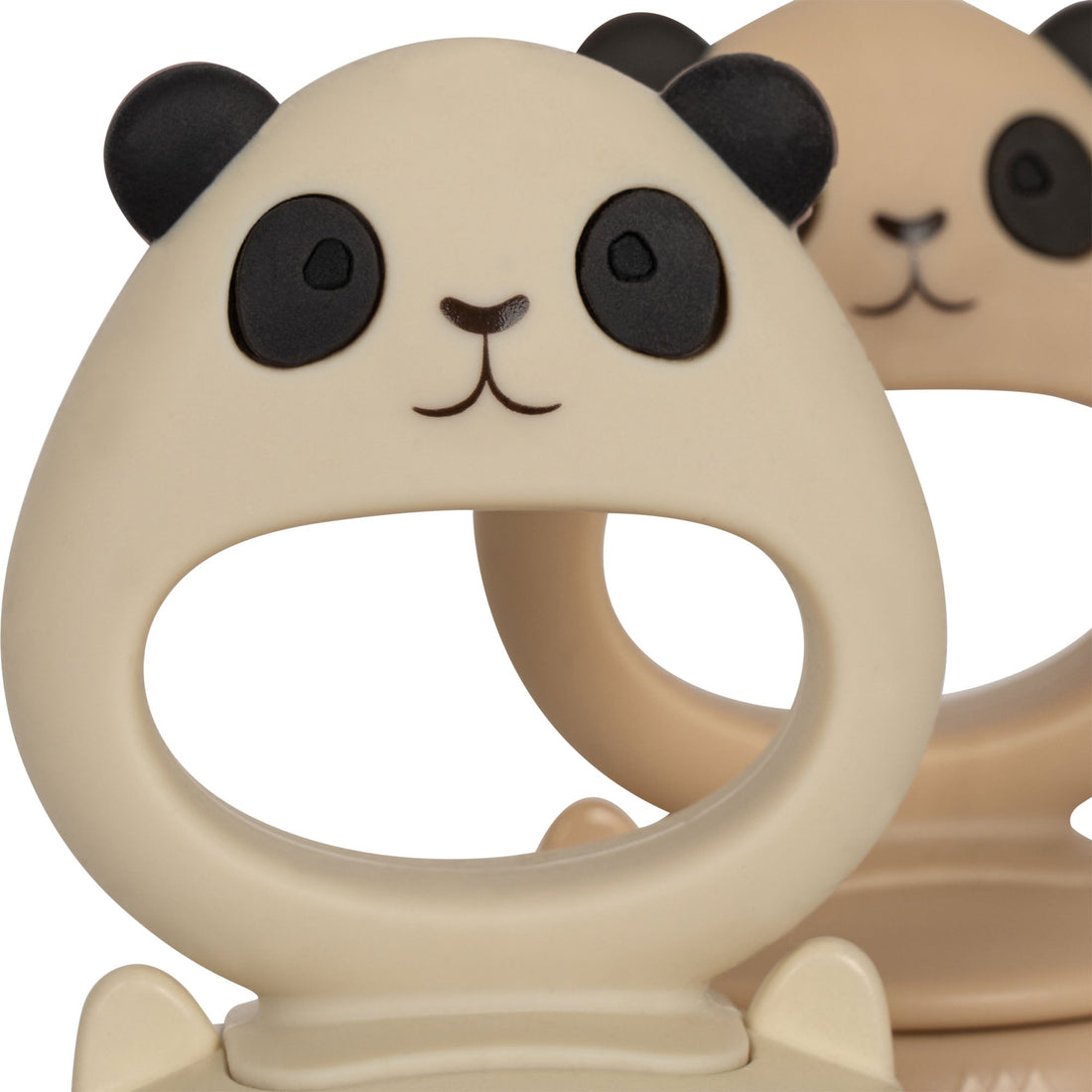 Silicone fruit feeding panda pacifier - shell mix Konges Sløjd