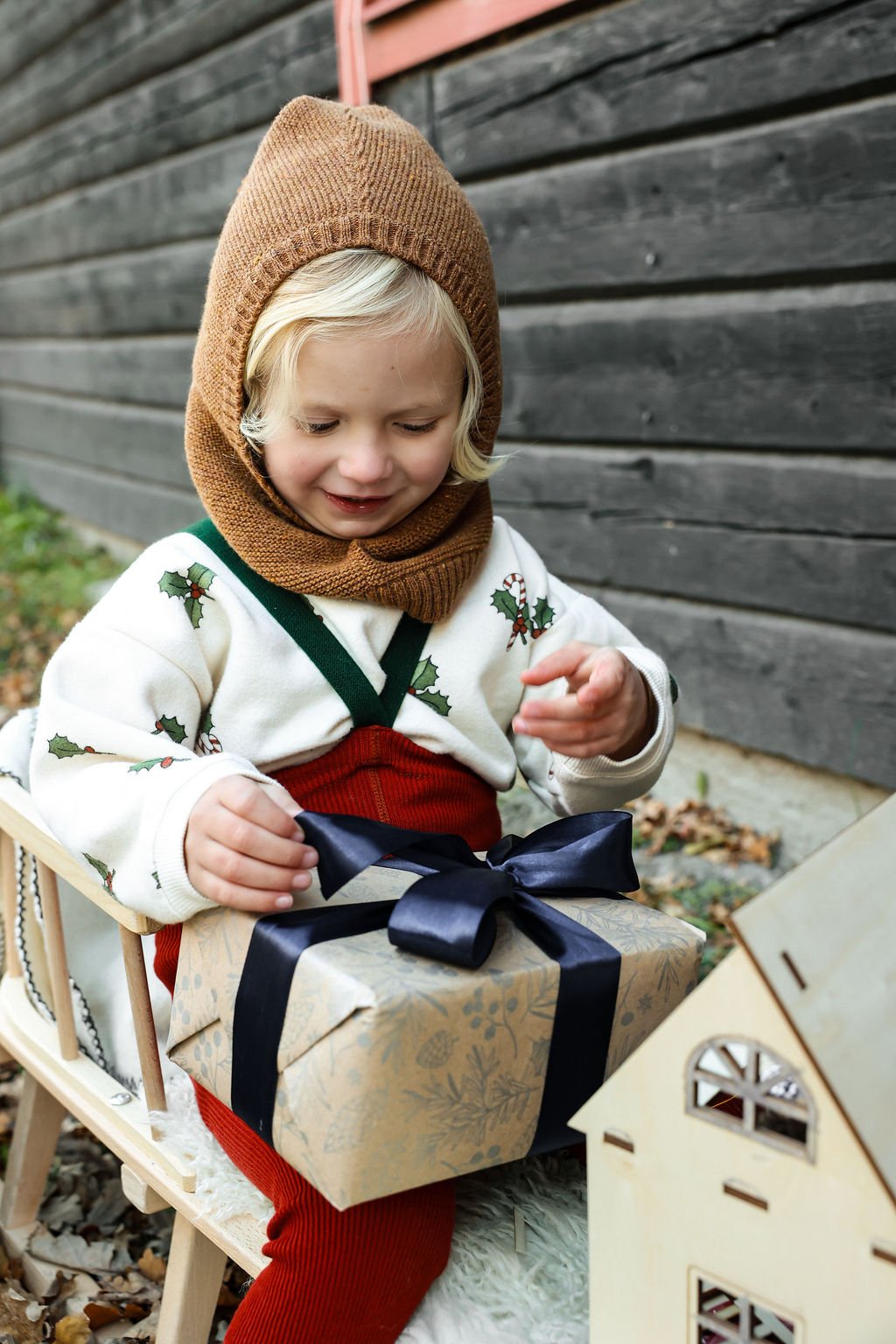 Silly Silas Footless Maple Leaf x Dark Forest Green - Christmas Limit Edition Silly Silas