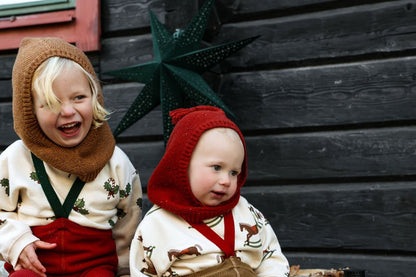 Silly Silas Footless Maple Leaf x Dark Forest Green - Christmas Limit Edition Silly Silas