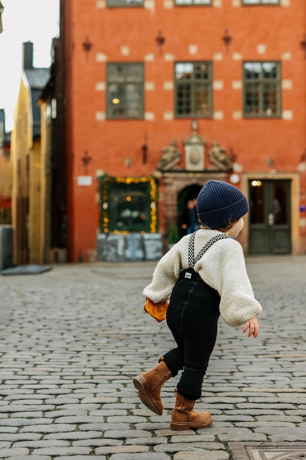 Silly Silas Teddy Classic Black Checked Footless Silly Silas