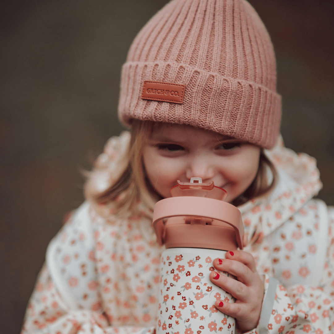 Sip + Chug 2 in 1 Thermo Water Bottle 12 oz. | Sunset Meadow GRECH &amp; CO.