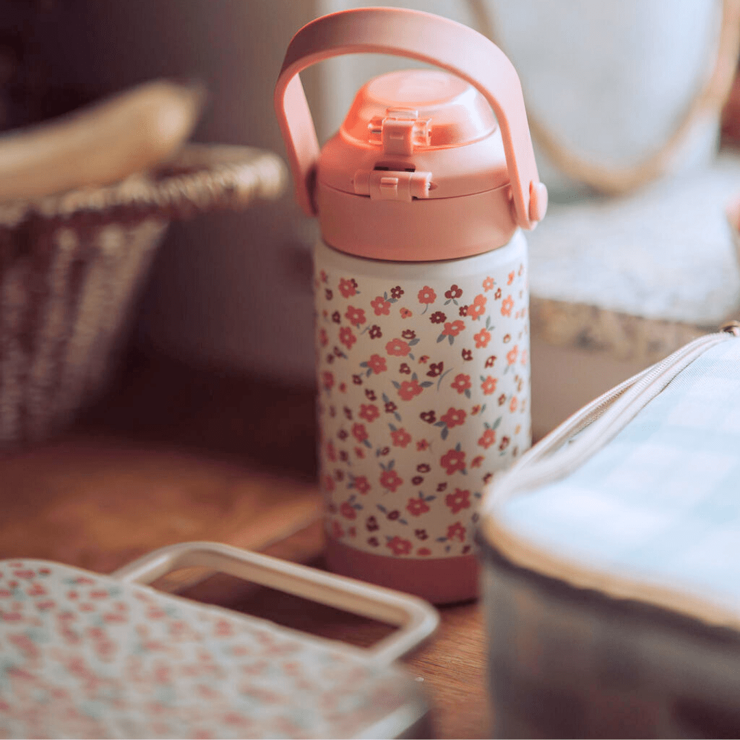 Sip + Chug 2 in 1 Thermo Water Bottle 12 oz. | Sunset Meadow GRECH &amp; CO.