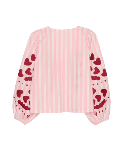 Sisse Edelbo Elisabeth Top - Rose Stripes SISSEL EDELBO