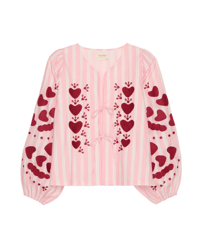 Sisse Edelbo Elisabeth Top - Rose Stripes SISSEL EDELBO