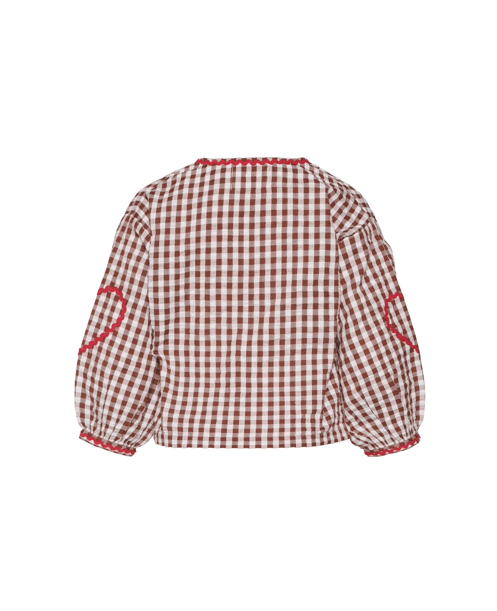 SISSEL EDELBO Astrid MINI Top - Brown Checks Sissel - edelbo