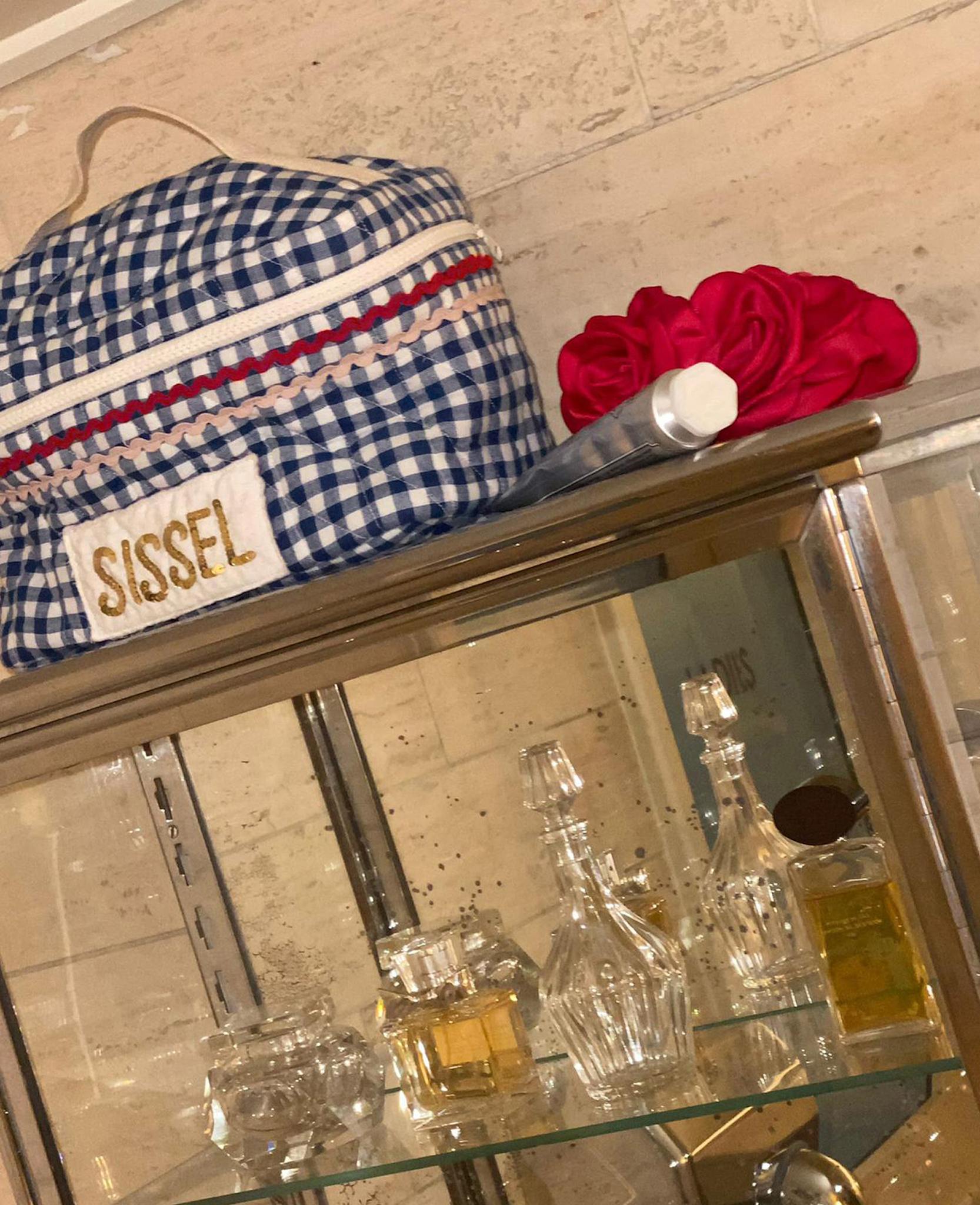 SISSEL EDELBO Bucket Bag – Blue Checks Sissel - edelbo