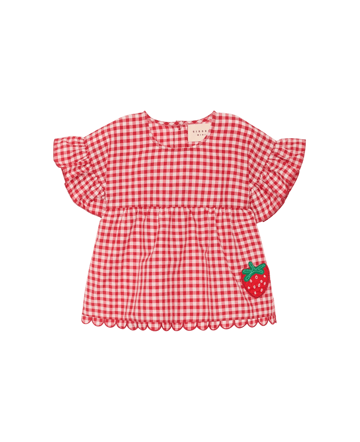 Sissel Edelbo Charlene Mini Top - Red Checks SISSEL EDELBO