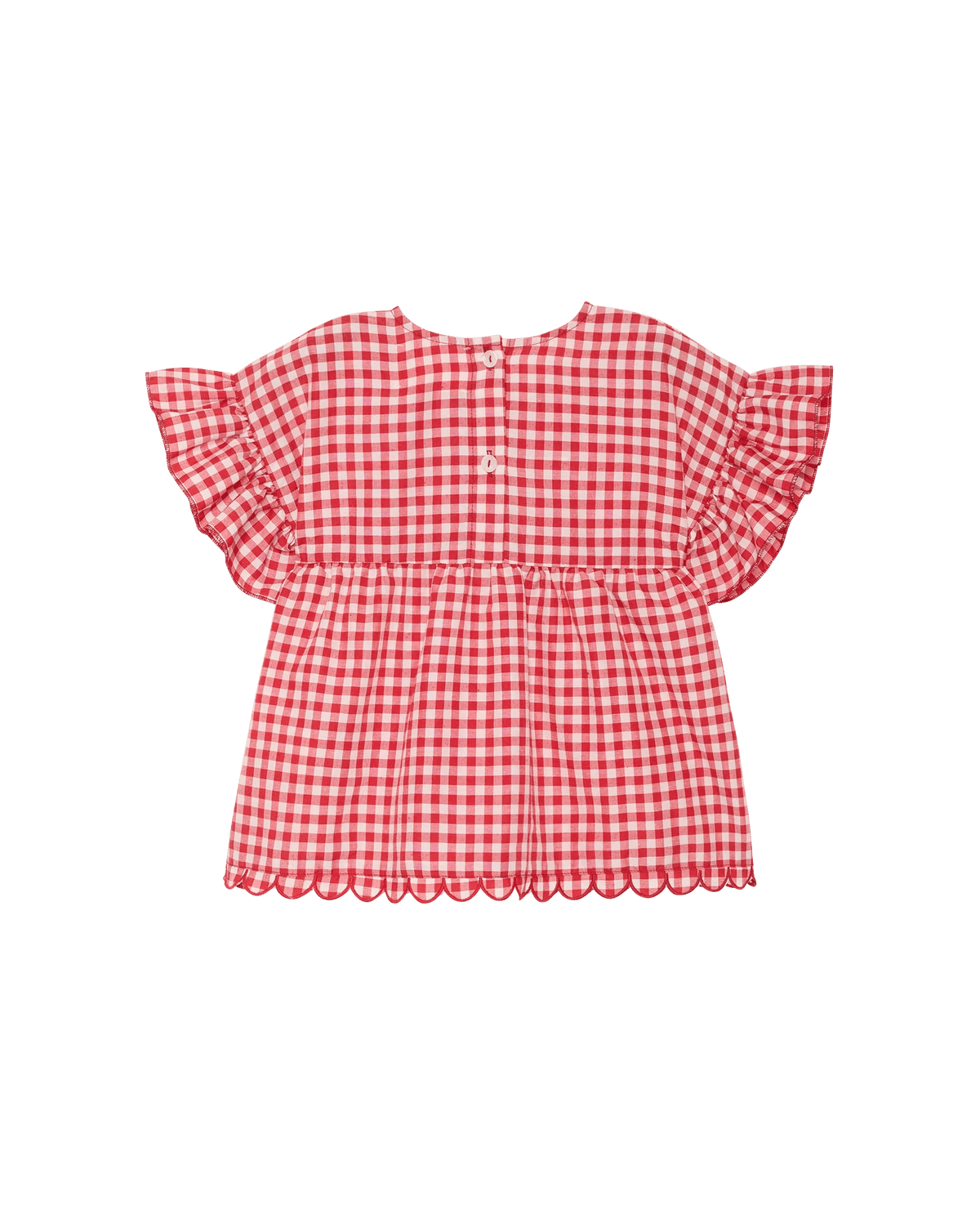 Sissel Edelbo Charlene Mini Top - Red Checks SISSEL EDELBO
