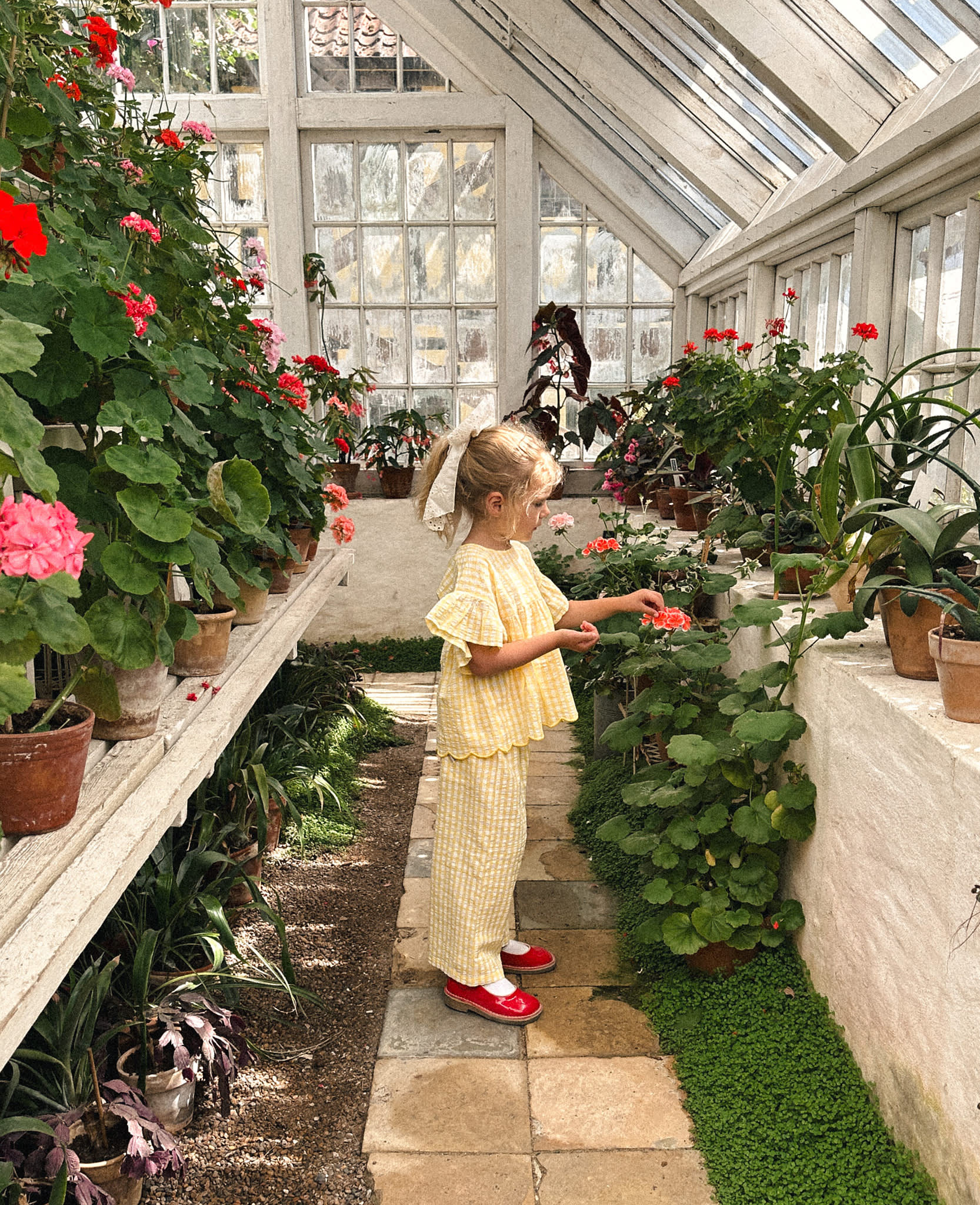 SISSEL EDELBO Charlene MINI Top - Yellow Checks Sissel - edelbo