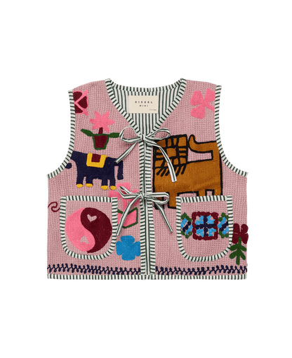 SISSEL EDELBO Clio MINI Vest - Hazel Waffle Sissel - edelbo