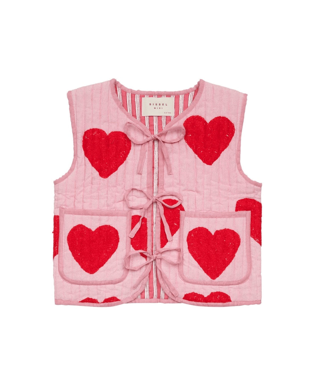 SISSEL EDELBO Honey MINI Vest - Red Heart Sissel - edelbo