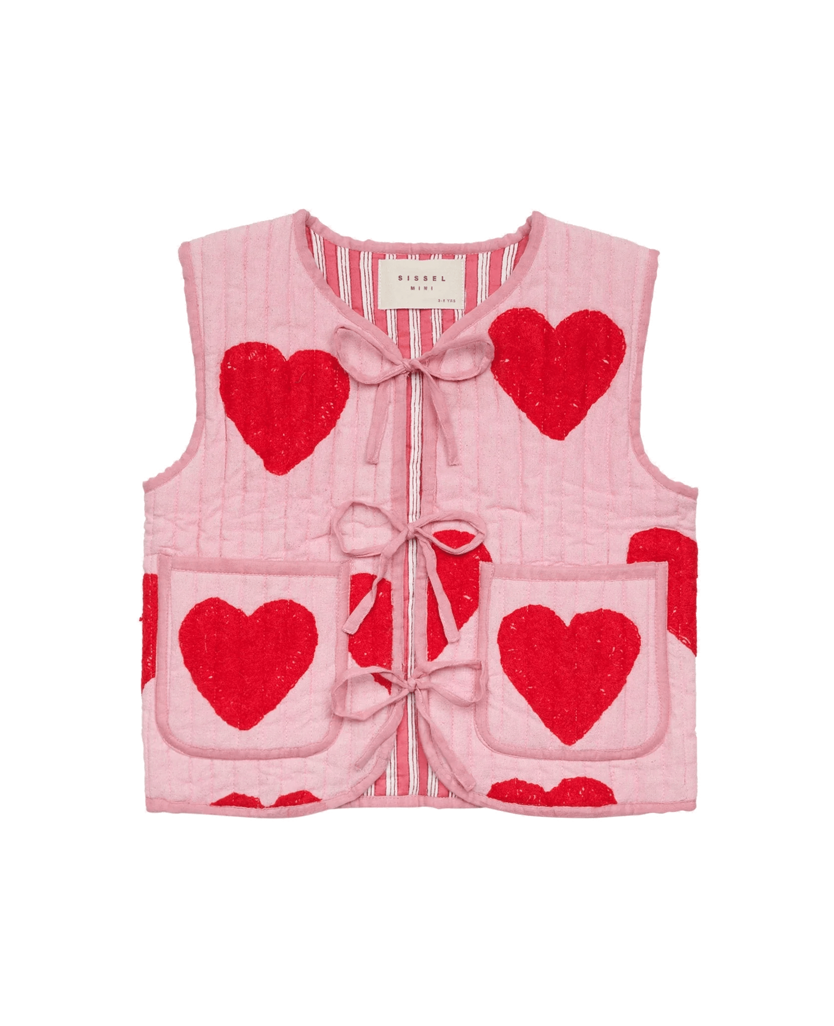 SISSEL EDELBO Honey MINI Vest - Red Heart Sissel - edelbo