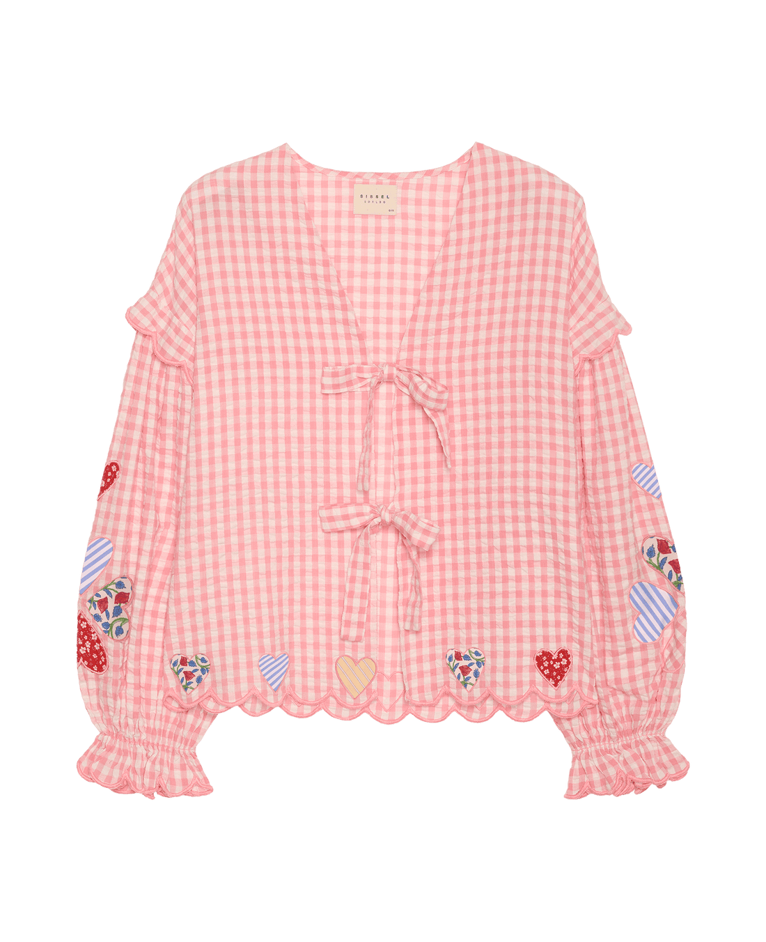 SISSEL EDELBO Kamal Top – Pink Checks SISSEL EDELBO