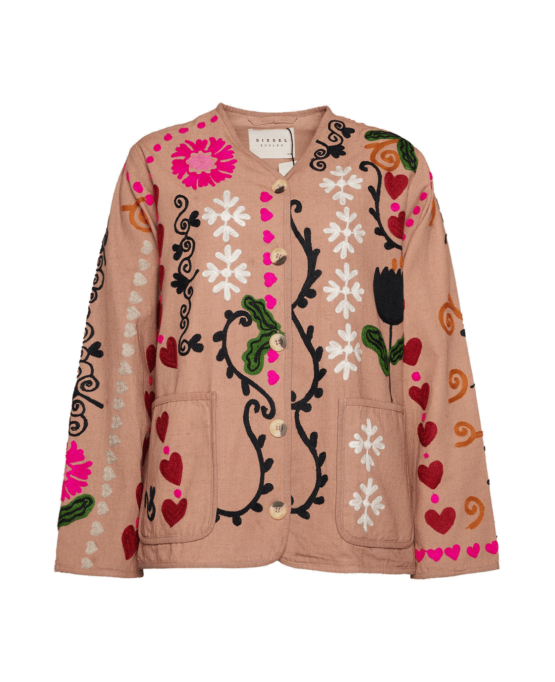 Sissel Edelbo Maggie Jacket Sand Wave detail