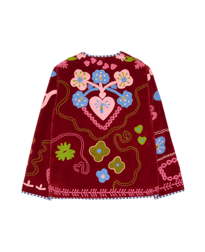 Sissel Edelbo Maggie Jacket - Velvet Burgundy SISSEL EDELBO