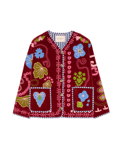 Sissel Edelbo Maggie Jacket - Velvet Burgundy SISSEL EDELBO