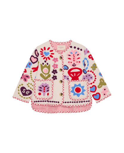 Sissel Edelbo Maggie MINI Jacket - White Multi SISSEL EDELBO