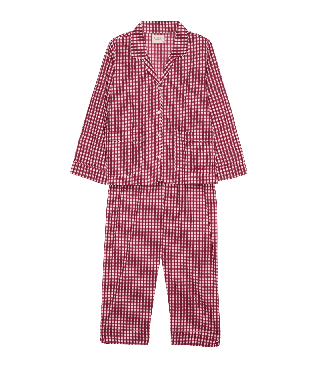 Sissel Edelbo Nuit Berry Hedge pyjamas front product view