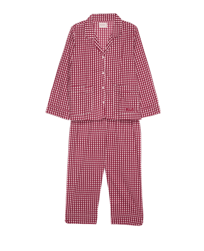Sissel Edelbo Nuit Berry Hedge pyjamas front product view