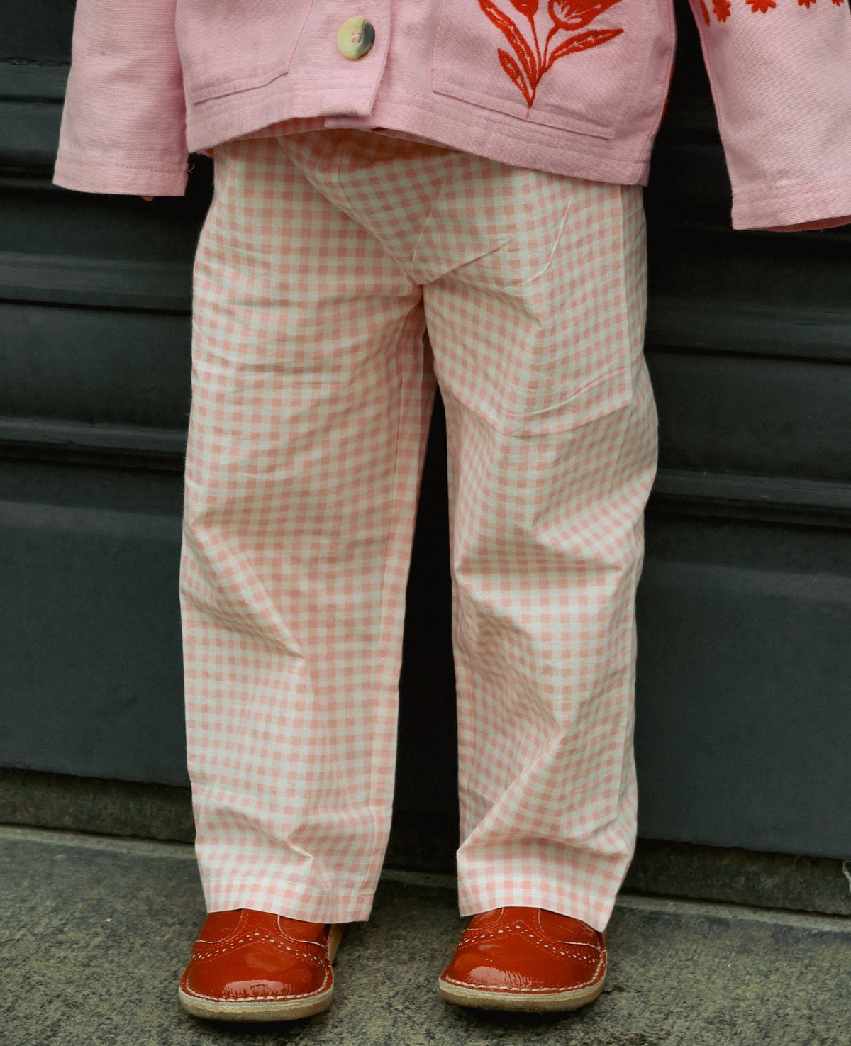 SISSEL EDELBO Oda MINI Pants - Pink Checks Sissel - edelbo