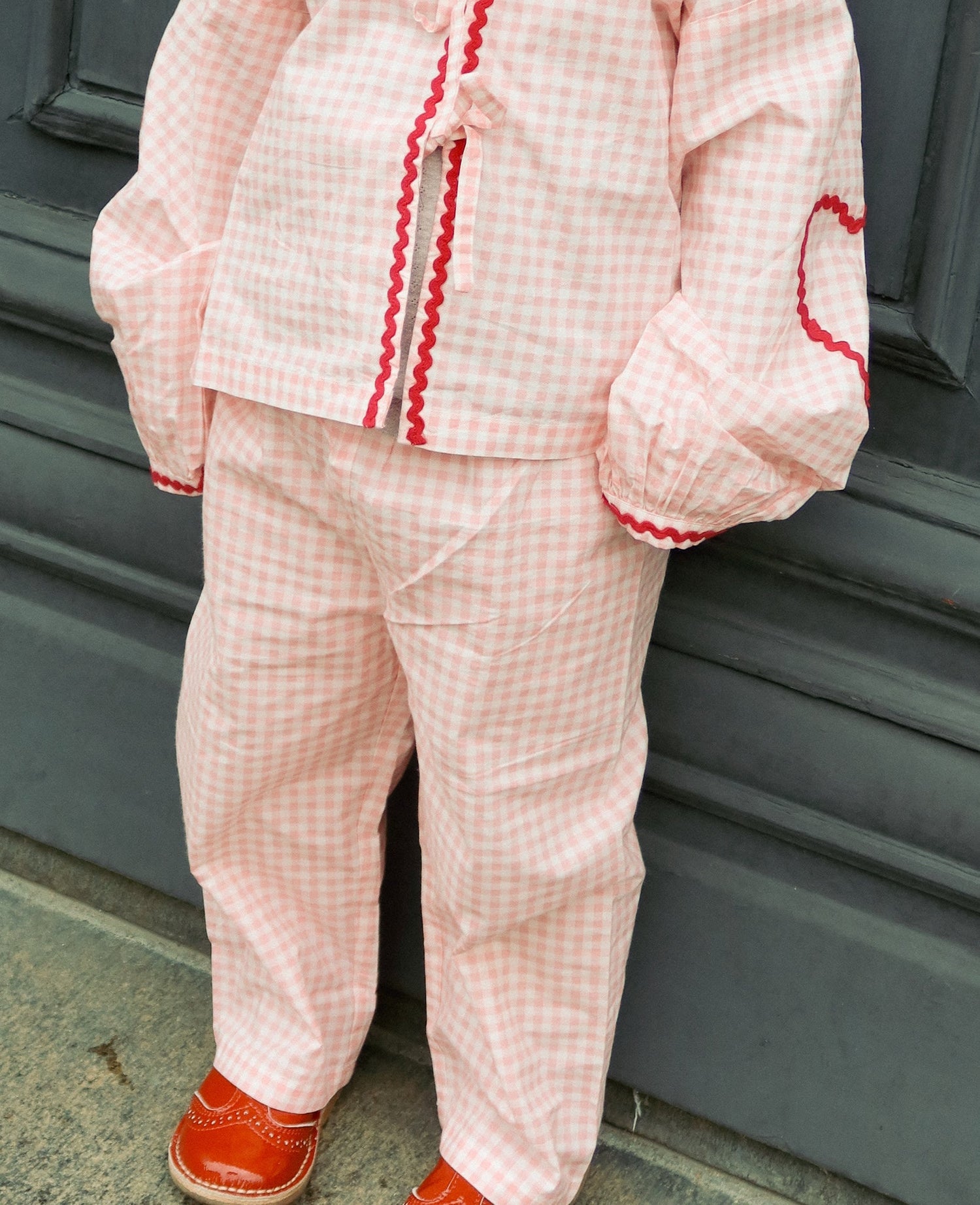 SISSEL EDELBO Oda MINI Pants - Pink Checks Sissel - edelbo