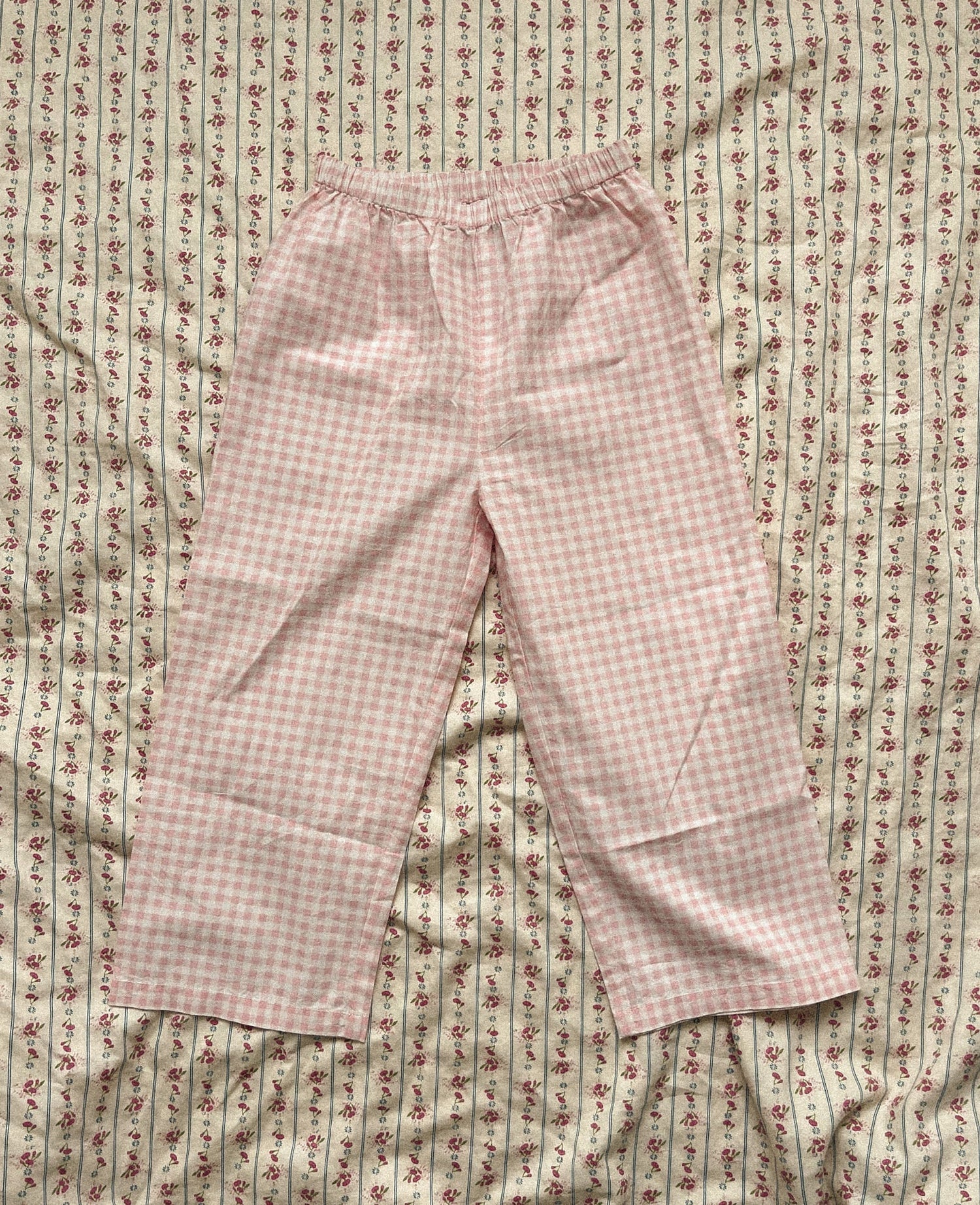 SISSEL EDELBO Oda MINI Pants - Pink Checks Sissel - edelbo