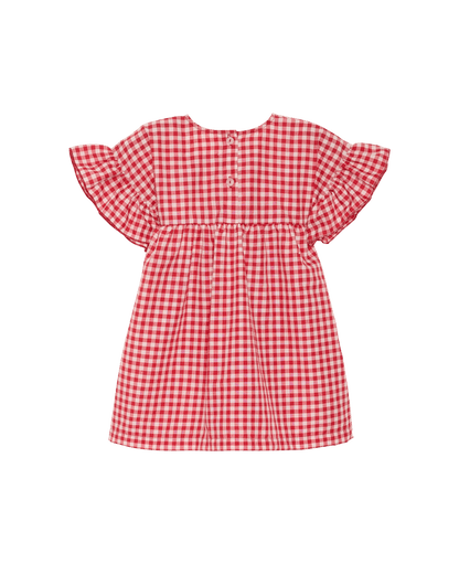 Sissel Edelbo Ohio MINI Dress - Red Checks SISSEL EDELBO