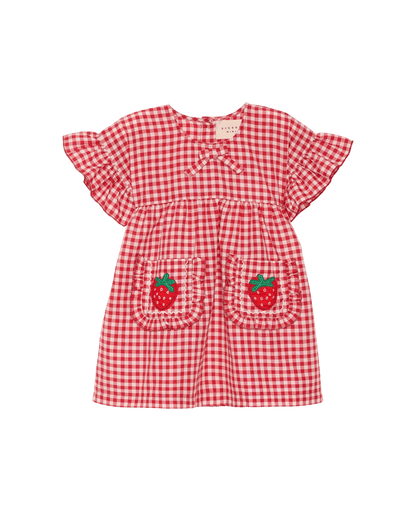 Sissel Edelbo Ohio MINI Dress - Red Checks SISSEL EDELBO