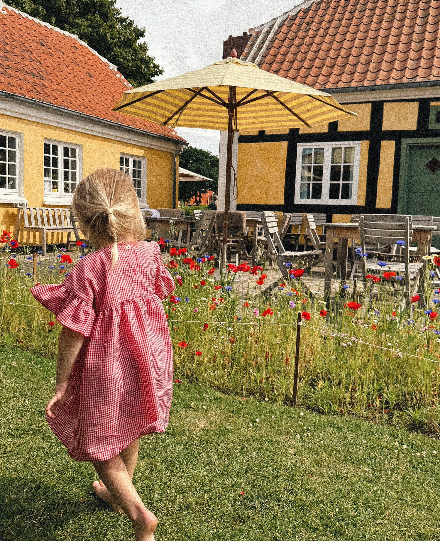 SISSEL EDELBO Ohio MINI Dress – Red &amp; White Gingham | Sustainable Kids Clothing Sissel - edelbo