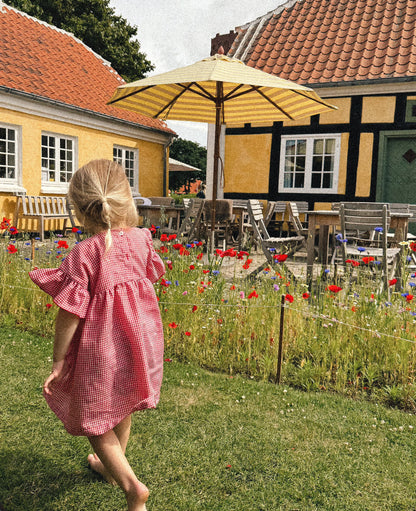 SISSEL EDELBO Ohio MINI Dress – Red &amp; White Gingham | Sustainable Kids Clothing Sissel - edelbo