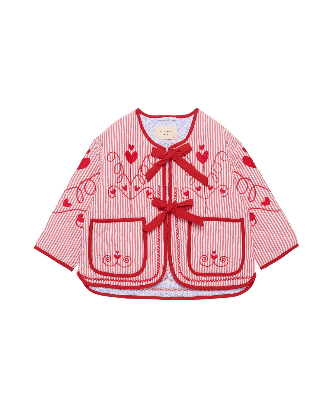 SISSEL EDELBO Penny MINI Jacket - Red Stripes Sissel - edelbo