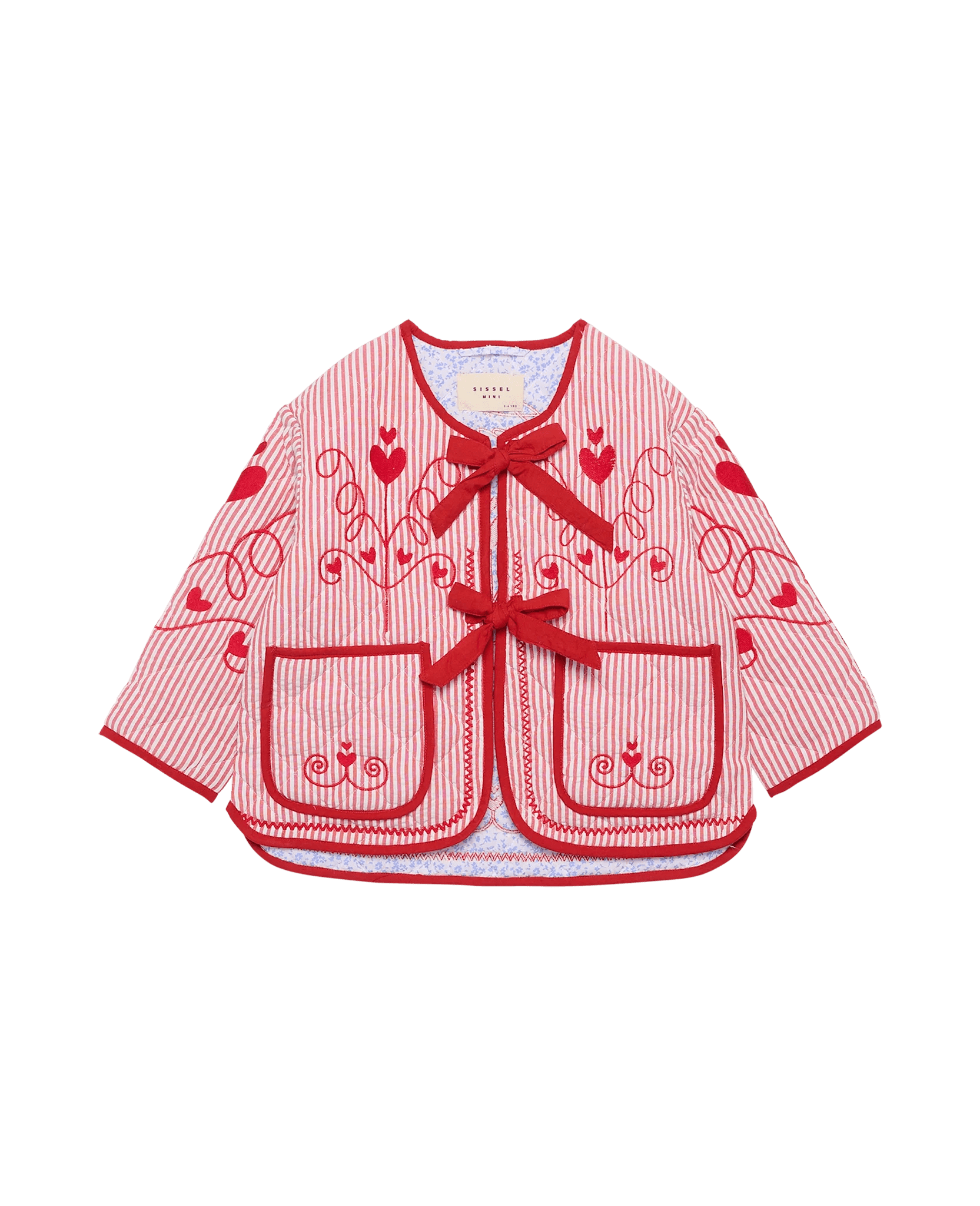 SISSEL EDELBO Penny MINI Jacket - Red Stripes Sissel - edelbo