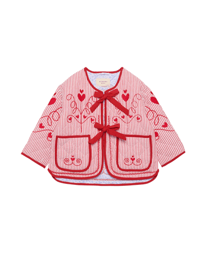 SISSEL EDELBO Penny MINI Jacket - Red Stripes Sissel - edelbo