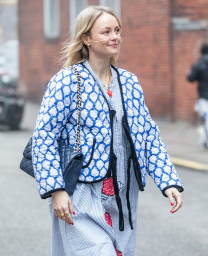 Sissel - edelbo Suvanna Jacket - Blue Leaves Sissel - edelbo