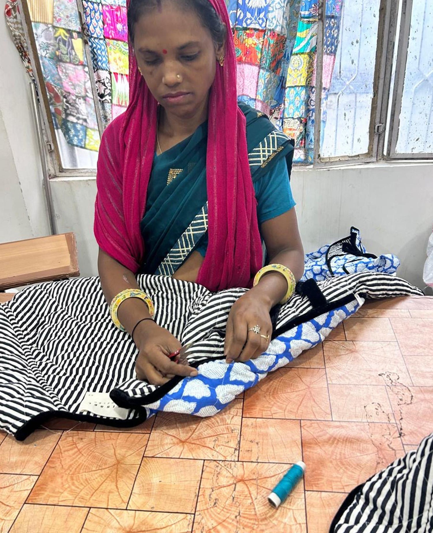 Sissel - edelbo Suvanna Jacket - Blue Leaves Sissel - edelbo