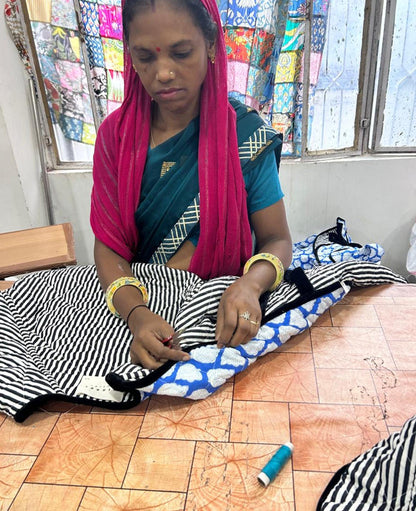 Sissel - edelbo Suvanna Jacket - Blue Leaves Sissel - edelbo