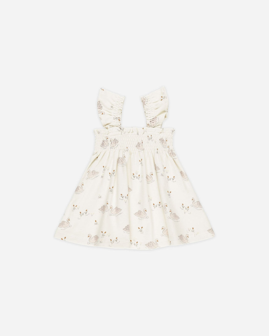 Smocked Jersey Dress || Swans Quincy Mae