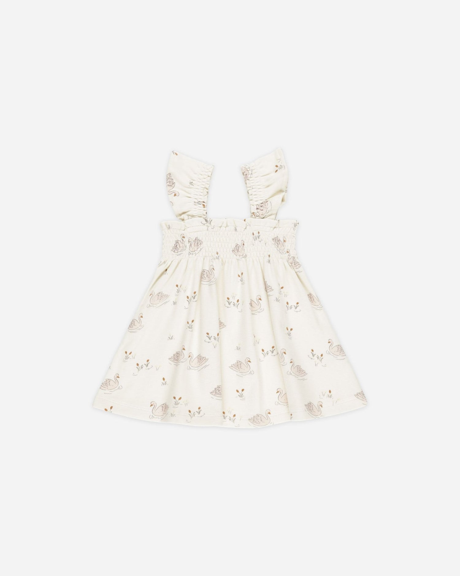 Smocked Jersey Dress || Swans Quincy Mae
