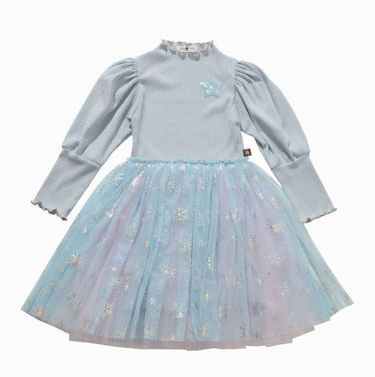 Snow Balloon Dress - blue Petite Hailey - enjoykidsus