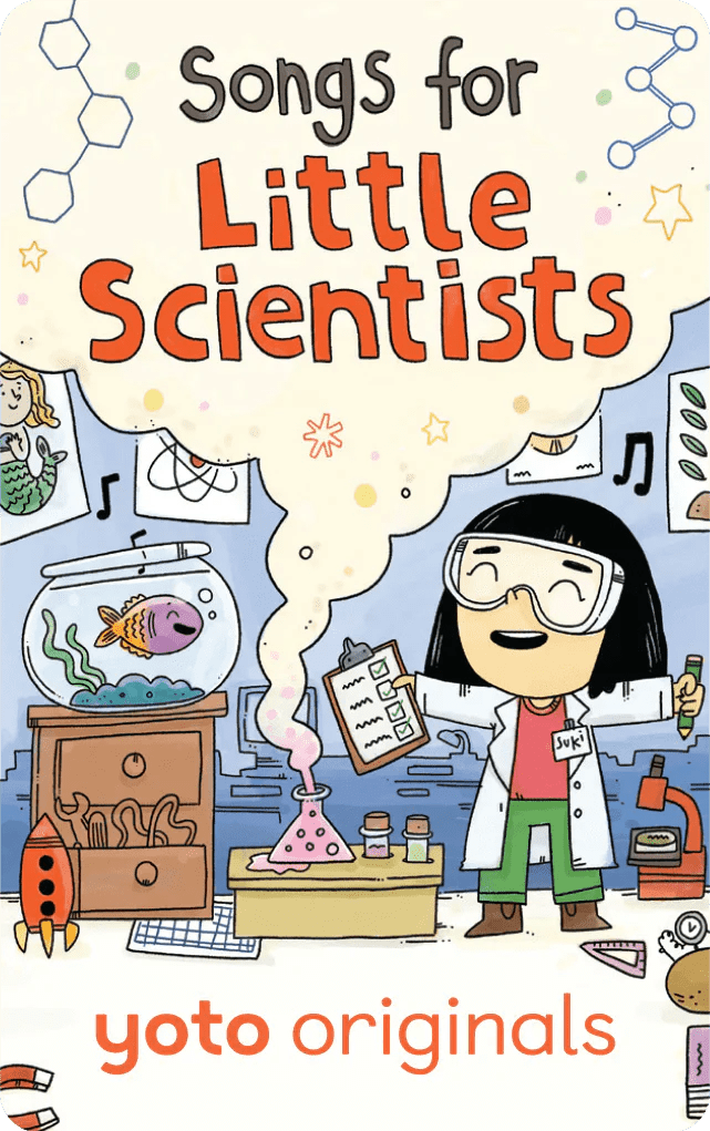 Songs For Little Scientists - Audiobook Card Yoto - enjoykidsus