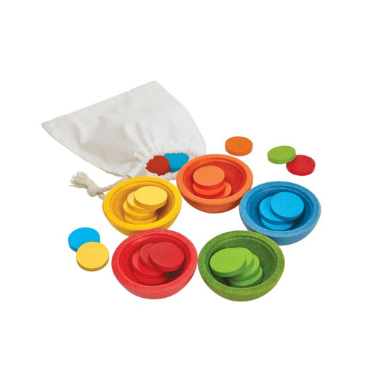 Sort & Count Cups PlanToys - enjoykidsus