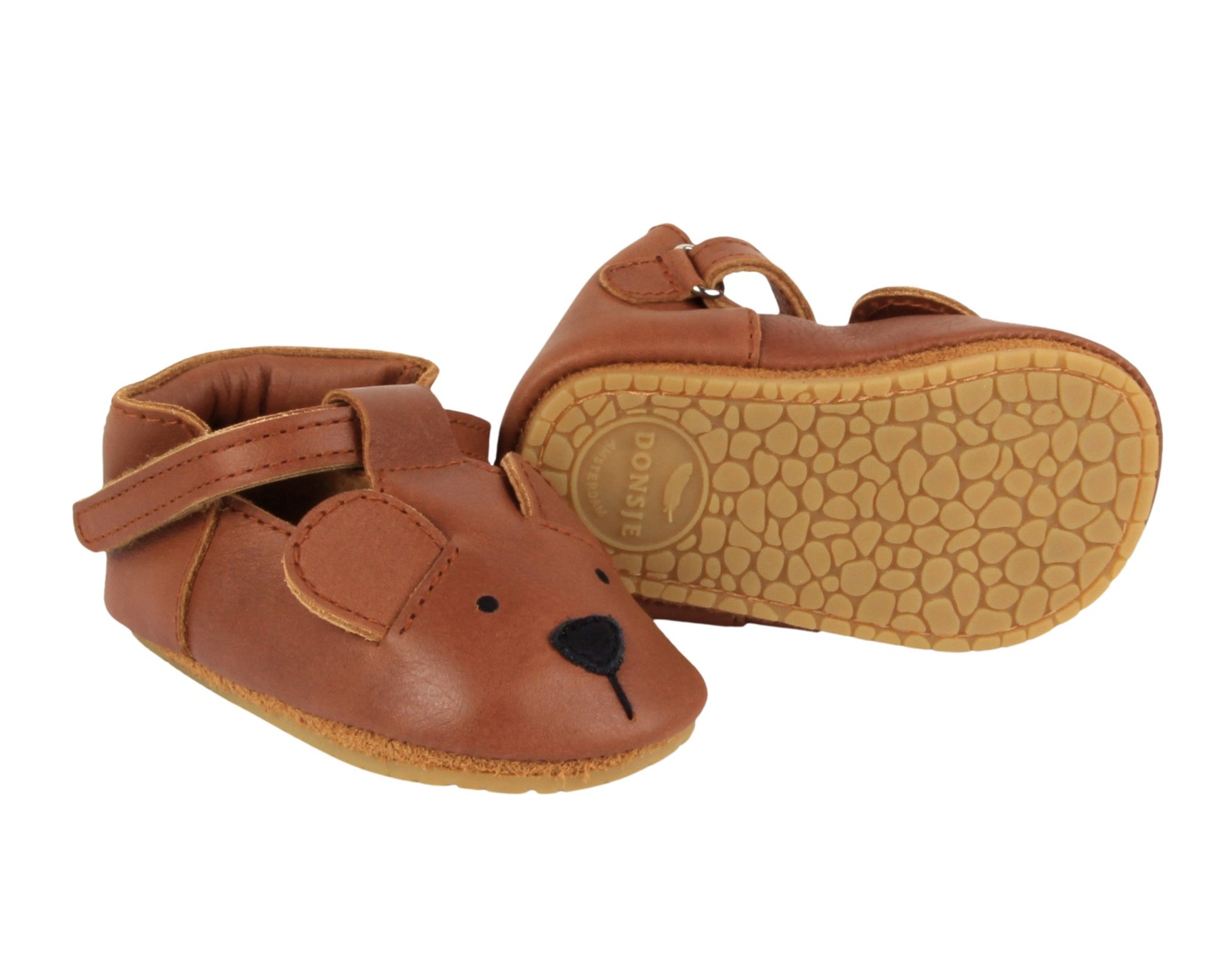 Spark Classic Shoes | Bear | Cognac Classic Leather Donsje - enjoykidsus