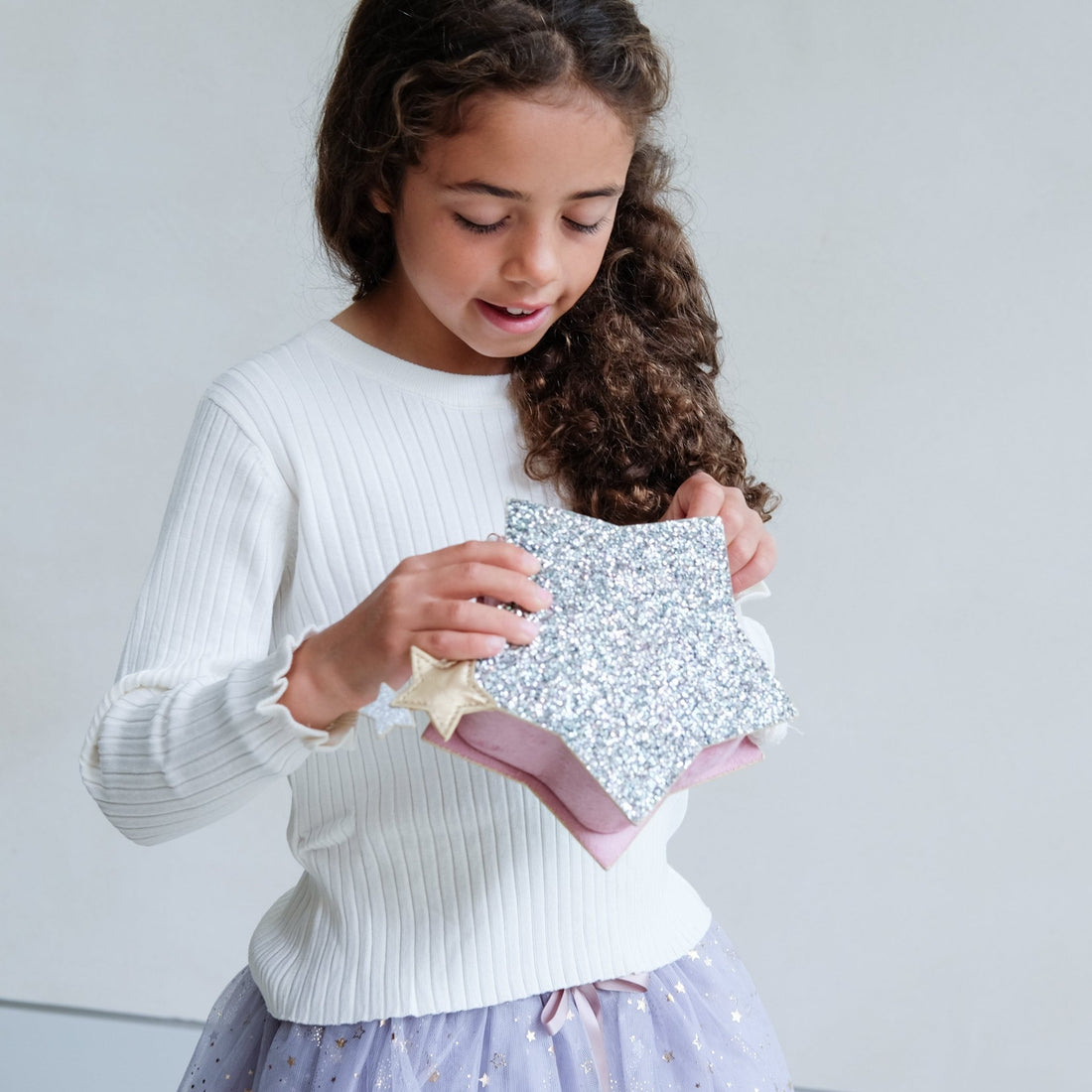 Sparkly glitter star bag Mimi &amp; Lula