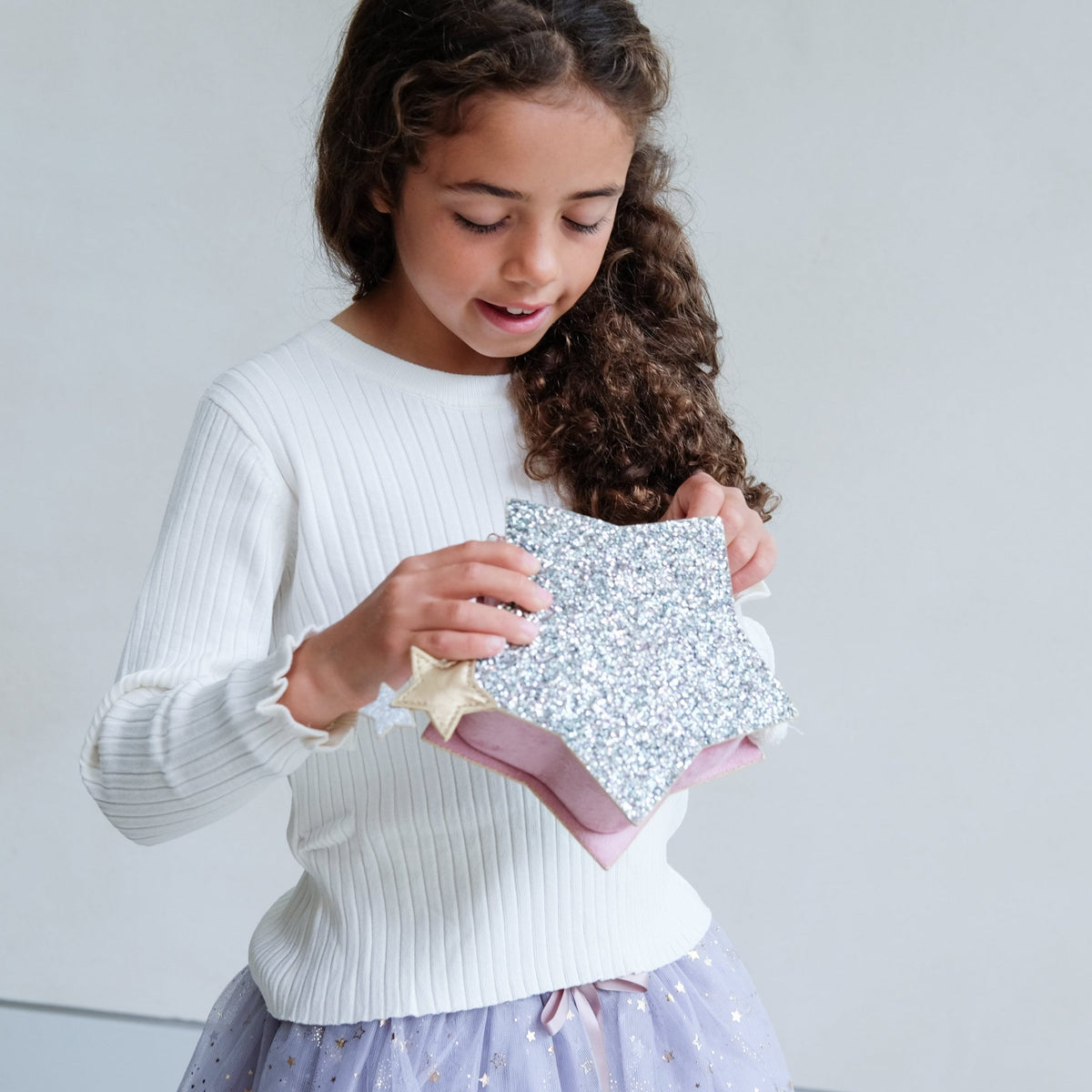 Sparkly glitter star bag Mimi &amp; Lula