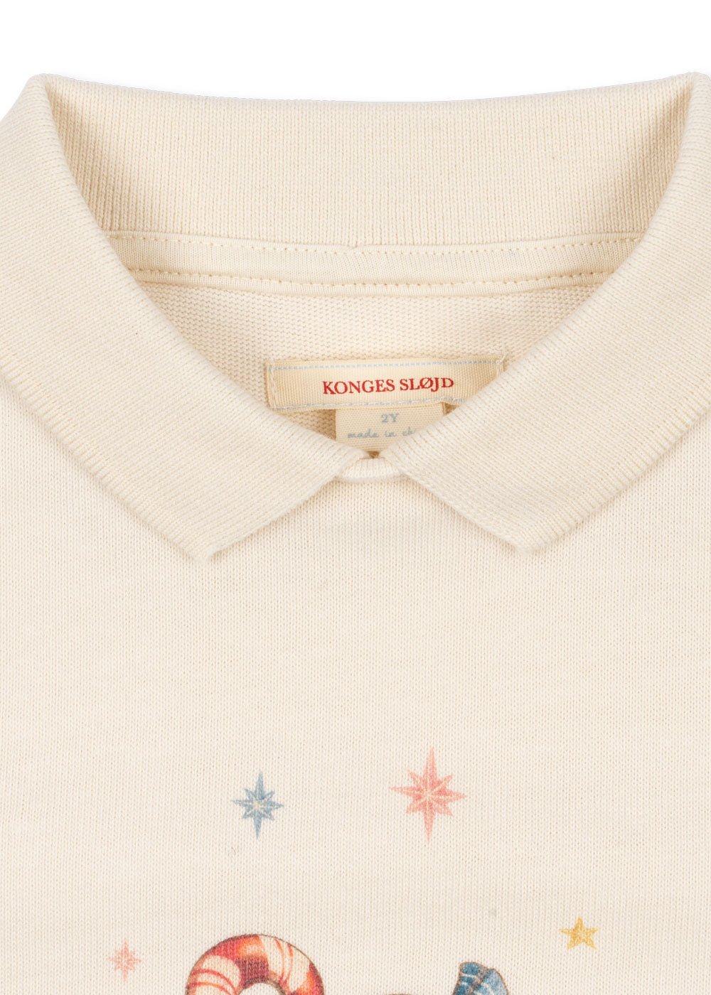 SPOTTY POLO - antique white Konges Sløjd New Collection