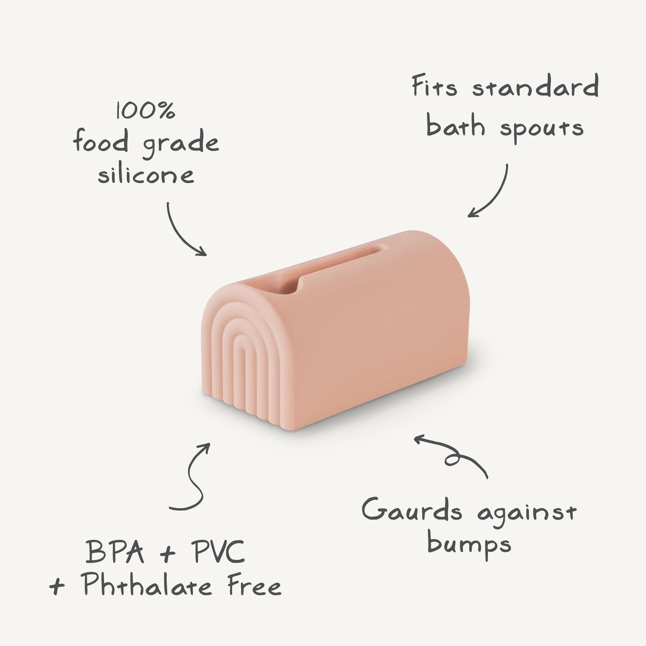 Spout Cover - Blush Mushie